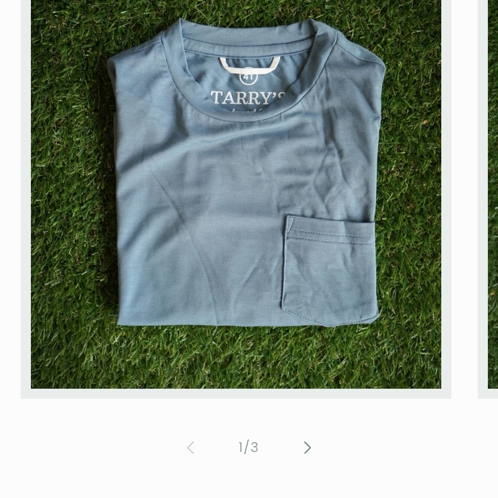 Tarrys Light Blue Pocket Tee